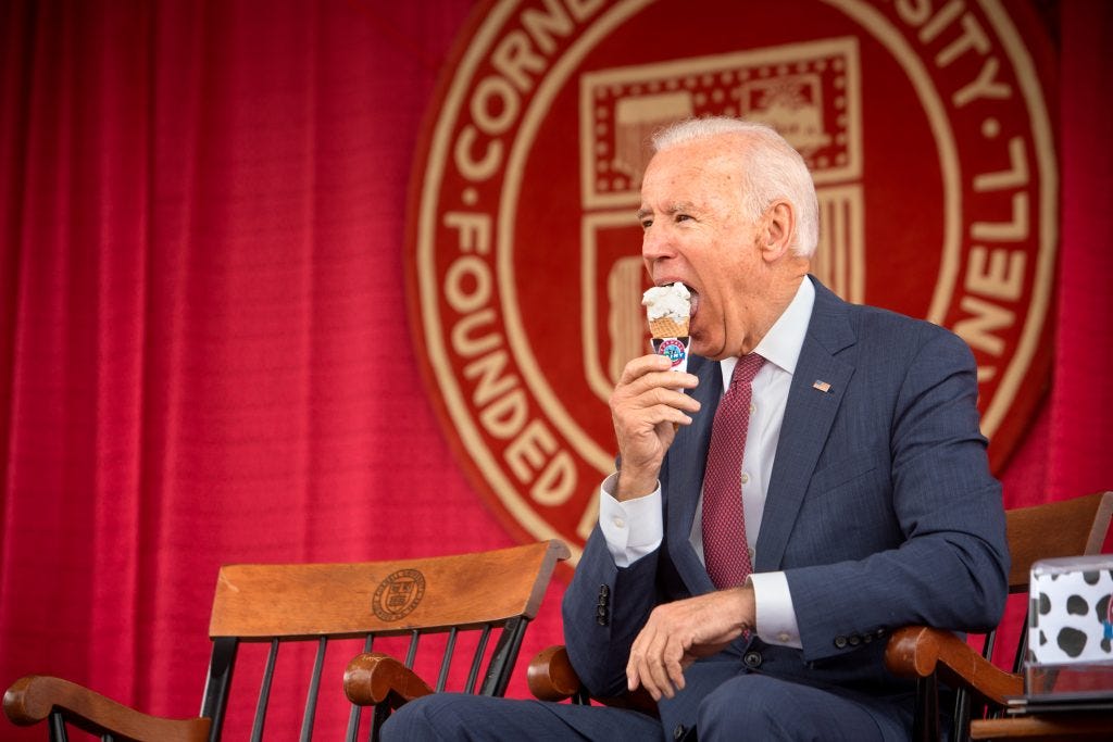 Here's the scoop on the new Joe Biden ice cream flavor | PBS NewsHour Here's the scoop on the new Joe Biden ice cream flavor | PBS NewsHour