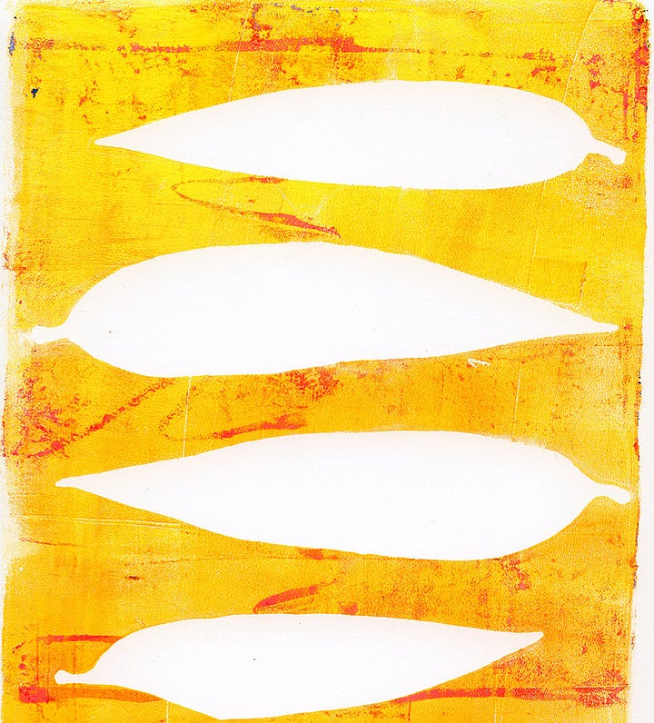 Textured Gelli Plate Prints by Rebecca Johnstone aka Dainty Dora