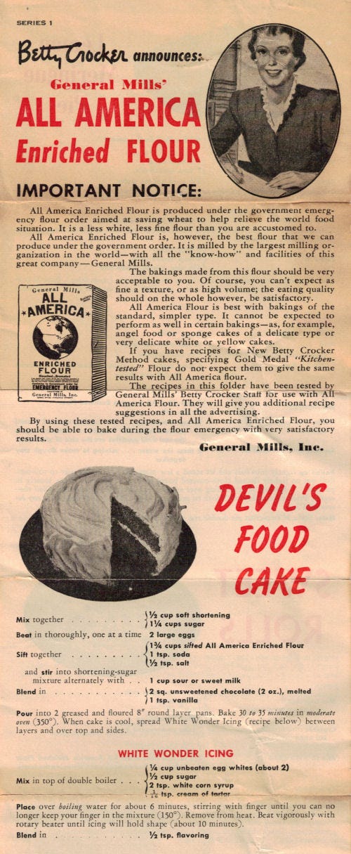 Series 1 – Vintage Betty Crocker Recipe Sheet « RecipeCurio.com Series 1 – Vintage Betty Crocker Recipe Sheet « RecipeCurio.com