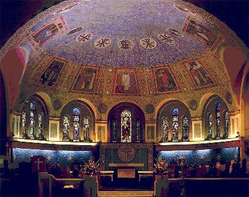 New Liturgical Movement: Other Modern: Murals in St. Anne's Anglican Church,  Toronto