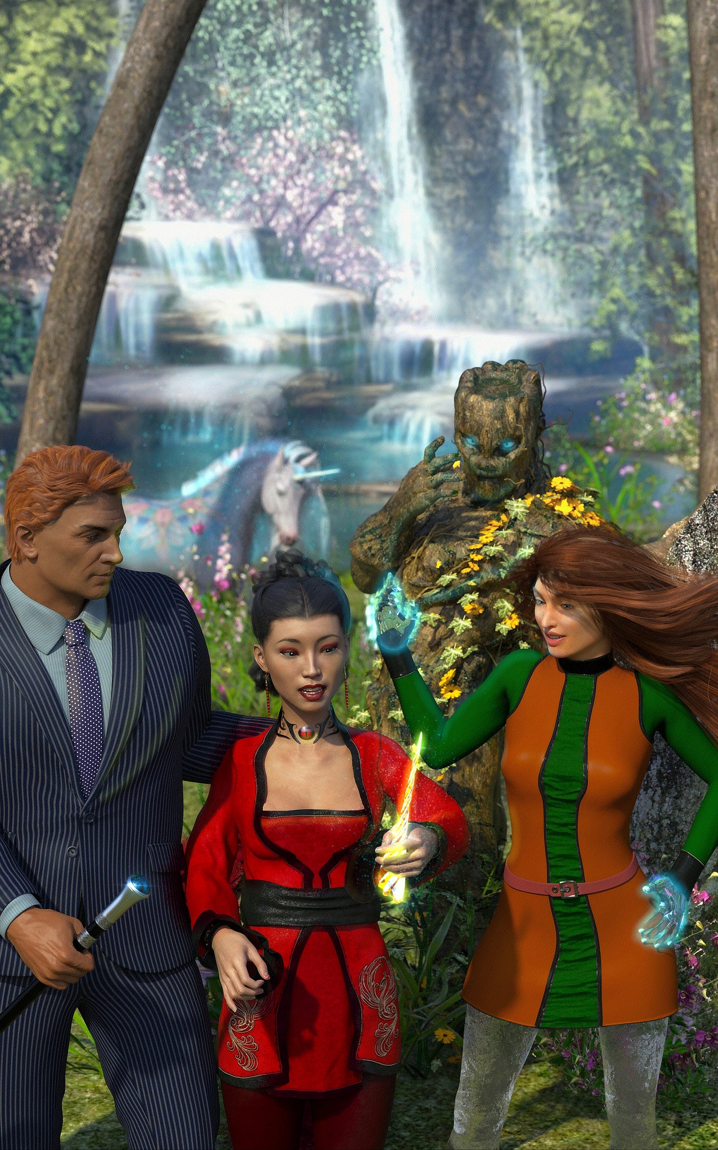 Tolly, Glorina, Daved, Jelana. Image by Tiffany Gray