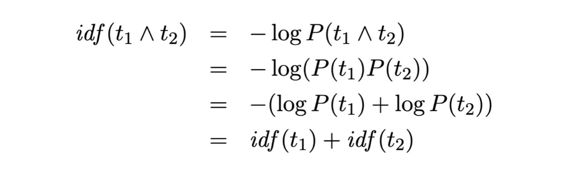 IDF derivation IDF derivation