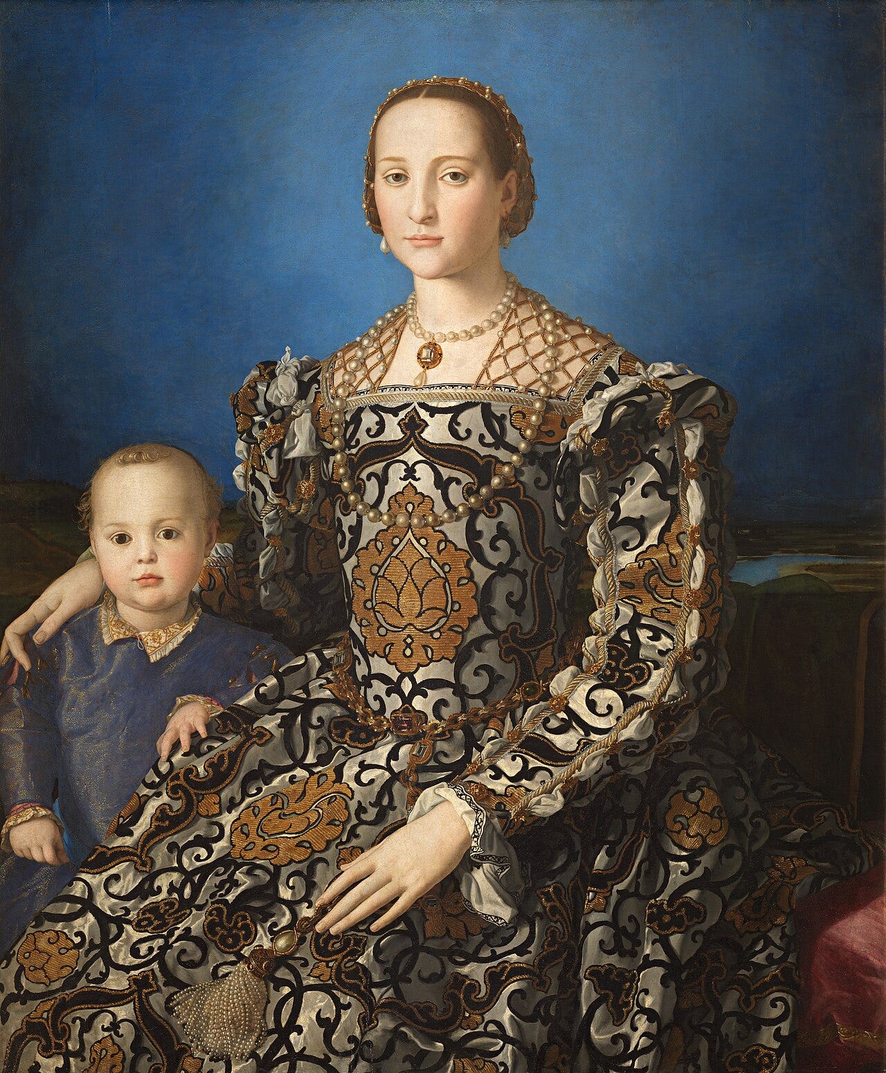 Portrait of Eleonora of Toledo by Bronzino Portrait of Eleonora of Toledo by Bronzino
