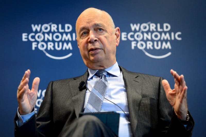 Davos founder Klaus Schwab at the World Economic Forum