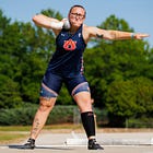 ‘All going up’: Auburn’s Megan Hague just broke the school record in shot put — then broke it again. Next she has her eyes on the podiums at SECs and NCAAs