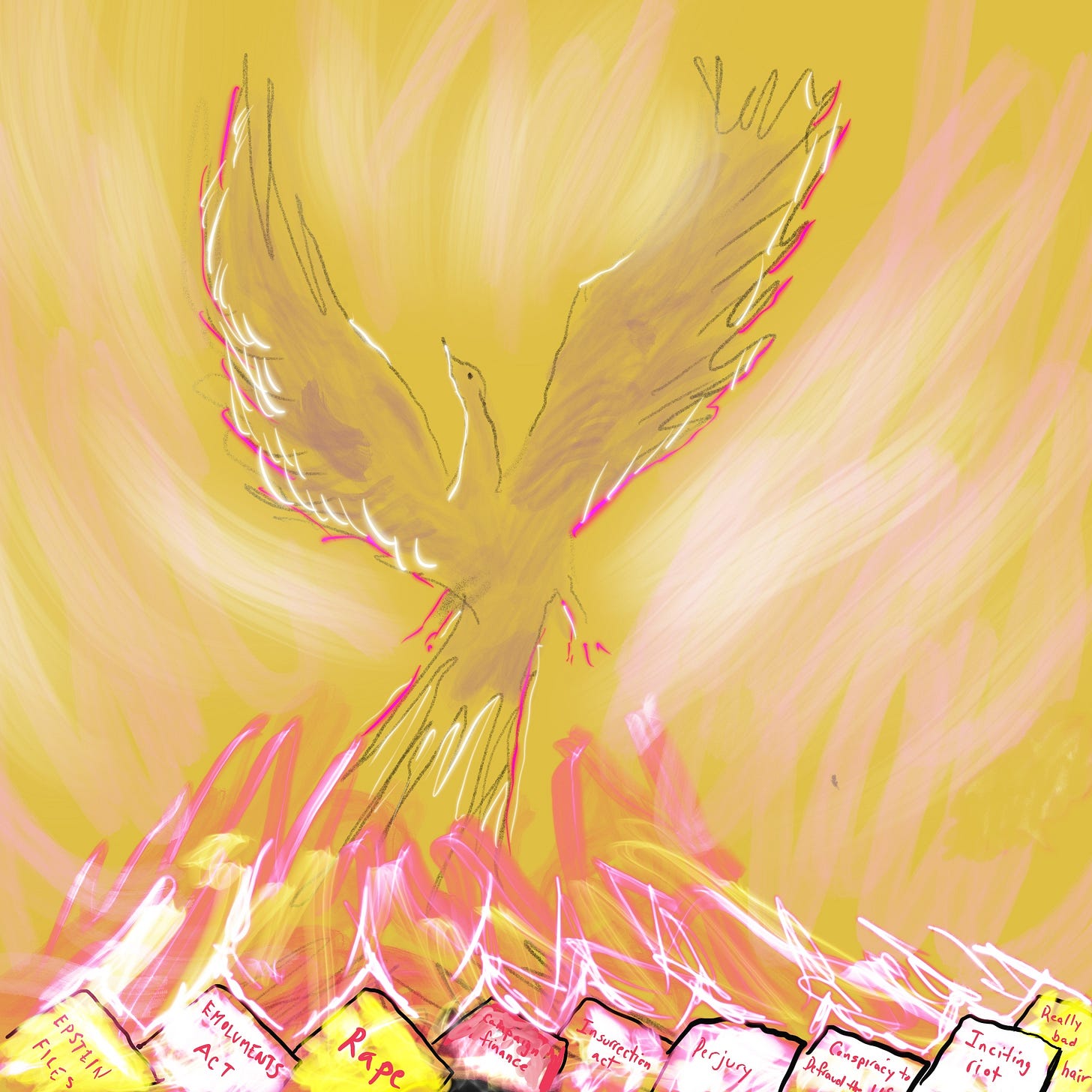 Phoenix rising from the pyre of Trump indictments