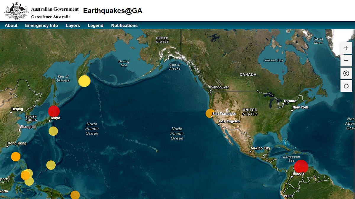 Twin Powerful Earthquakes strike Venezuela and Japan