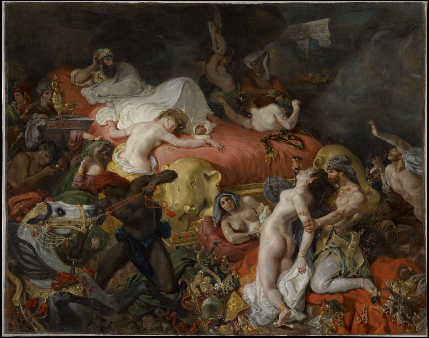 © Mort de Sardanapale - Eugène Delacroix - 1827 - Musée du Louvre