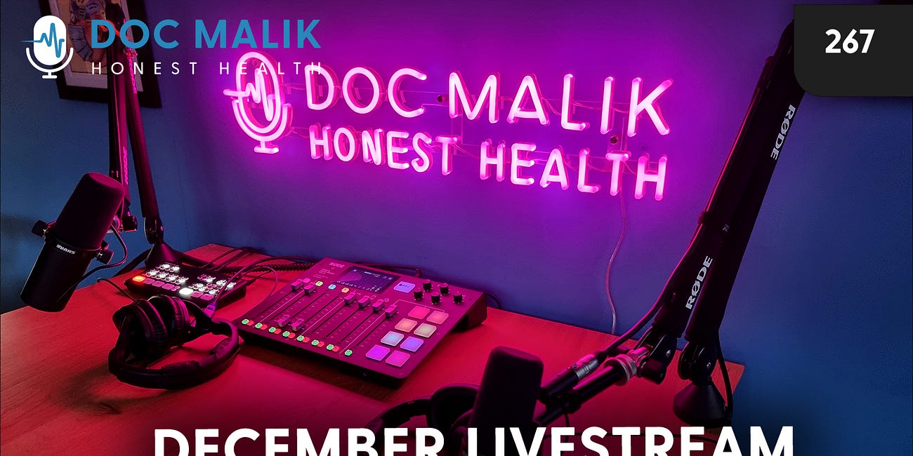 #267 - Joshua Parker: December Livestream - Doc Malik's Magic Mushroom Memories
