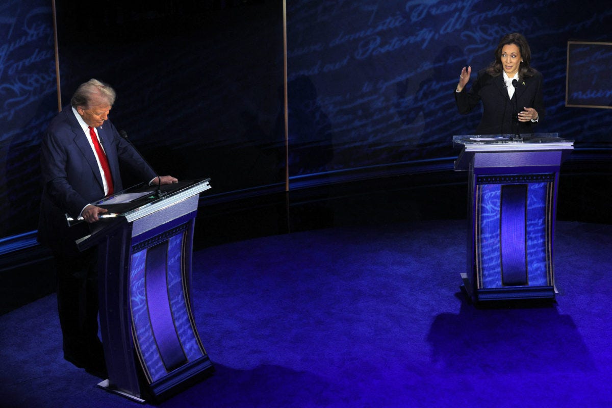 Stack Module Drawing Kamala Harris got the debate she wanted - by Nate Silver