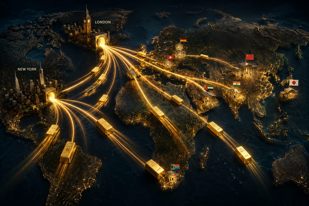 The World's Gold Is Quietly Leaving London and New York | Schiff Sovereign