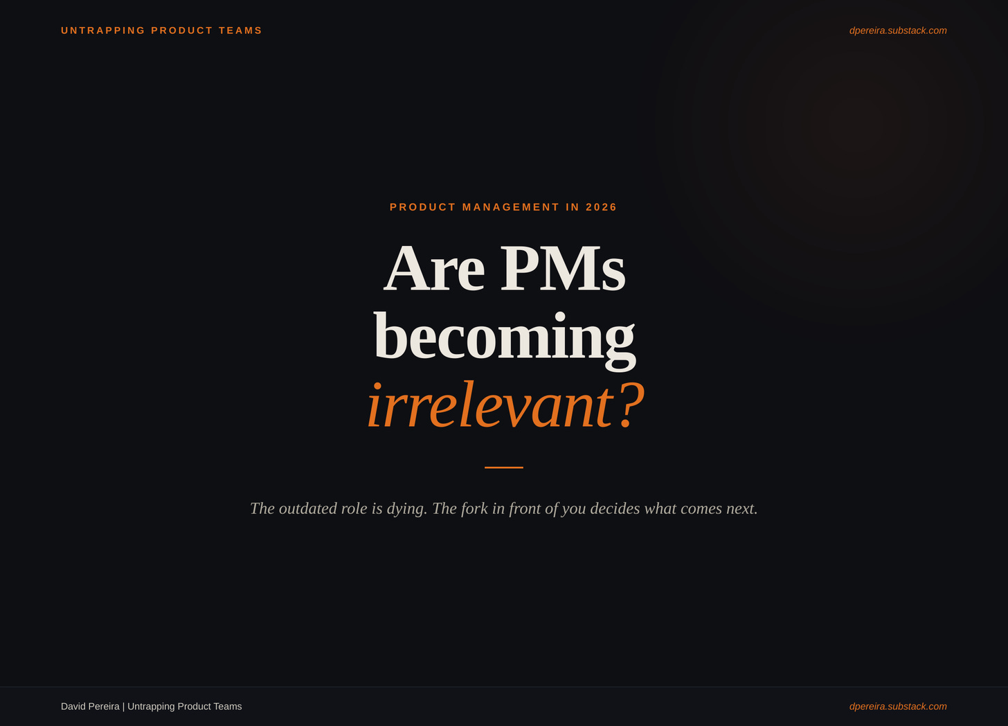 Are PMs becoming irrelevant?