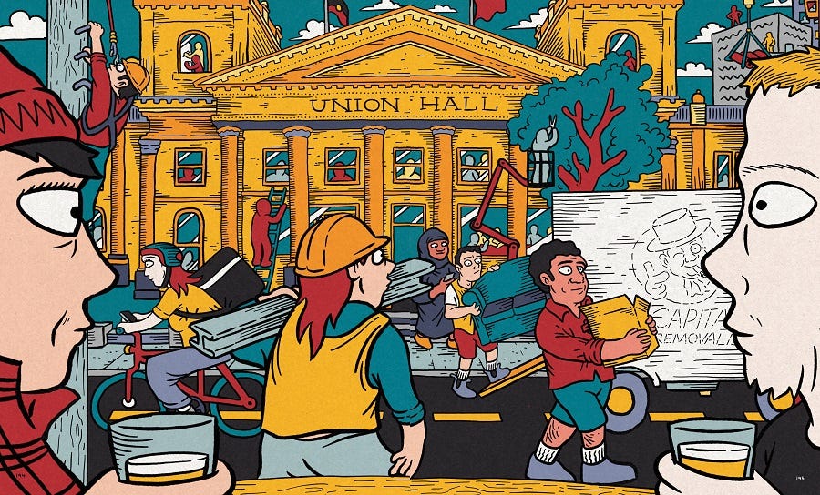 Our Members Be Unlimited: A Comic About Workers & Their Unions - Sam  Wallman's Graphic Journalism is a Call to Mobilise and a Damning Indictment  of the Tyranny of Capitalism – Broken Frontier