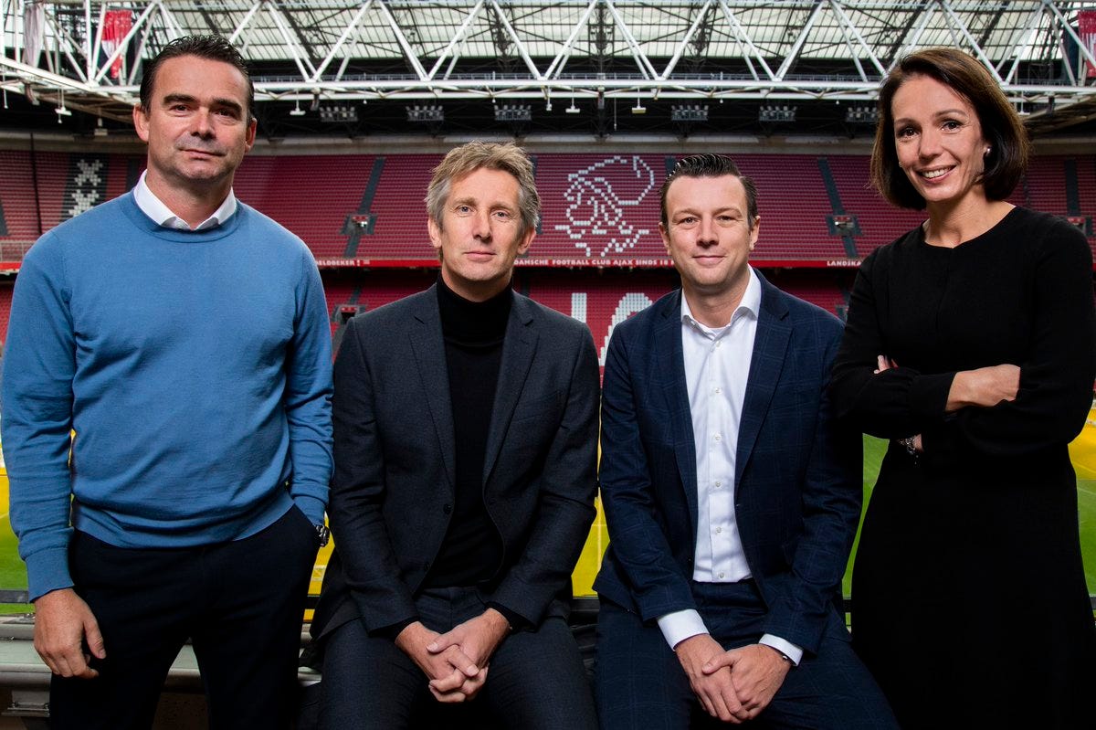 Very glad to have a lot of powerful women in @AFCAjax. Susan Lenderink in our managing board, Annette Mosman in our Supervisory Board, our @AjaxVrouwen on the pitch, and all other strong Very glad to have a lot of powerful women in @AFCAjax. Susan Lenderink in our managing board, Annette Mosman in our Supervisory Board, our @AjaxVrouwen on the pitch, and all other strong