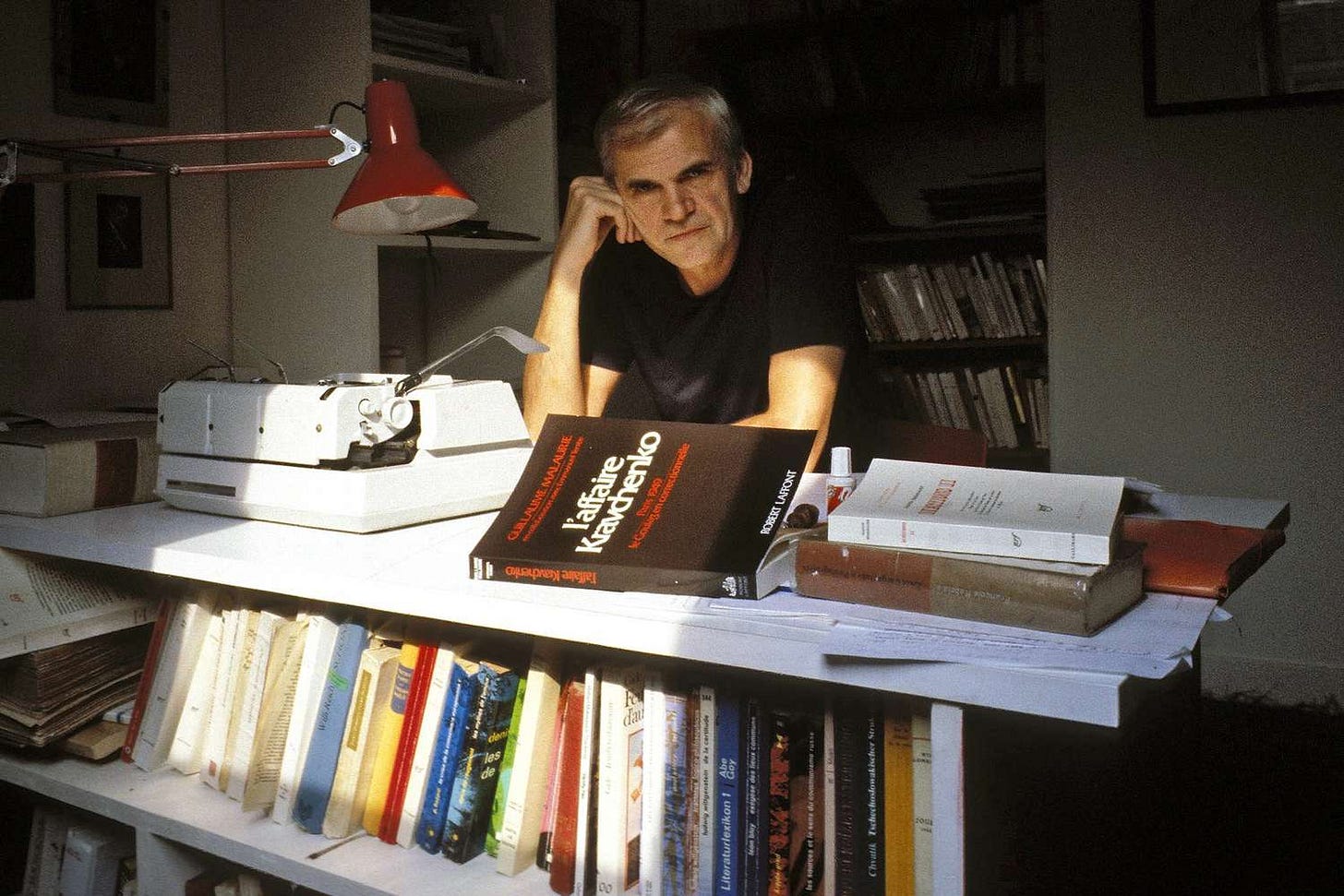 Foto: Milan Kundera por François Lochon.