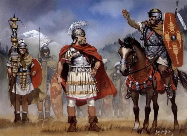 Praetorian Guardsmen and Cavalryman. Artwork by Angus McBride. | Roman  history, Ancient war, Ancient warfare