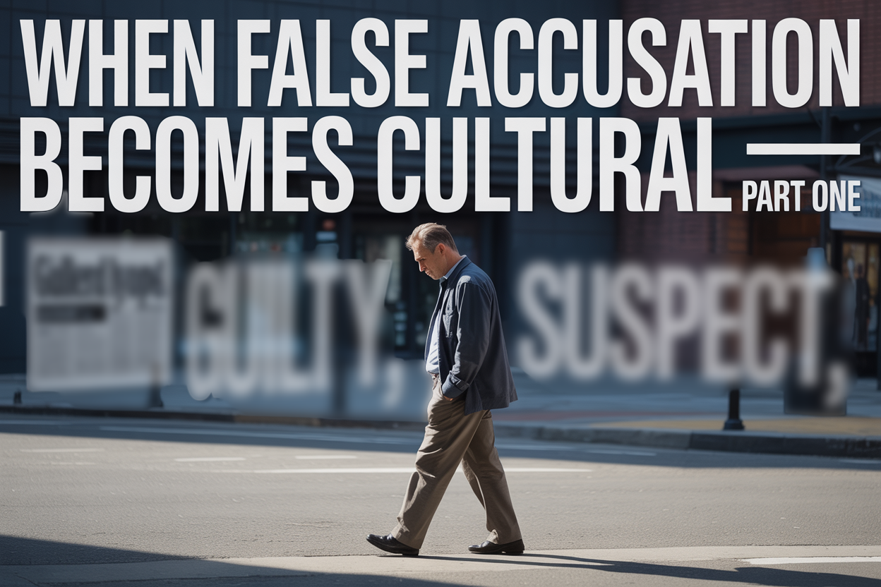 Making False Life When False Accusation Becomes Cultural - by Tom Golden