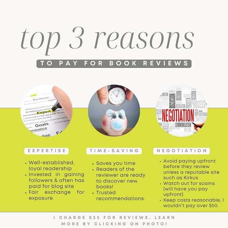 3 reason why to pay for book reviews