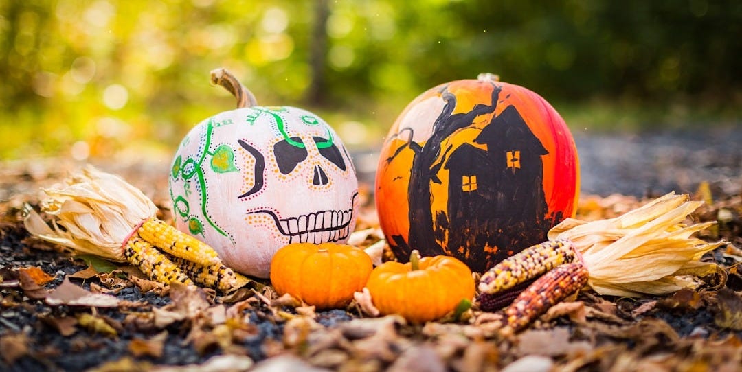 white and black fruit decors