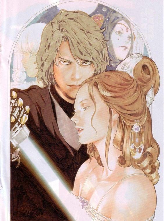 Anakin and Padme by Takeshi Obata : r/StarWarsEU
