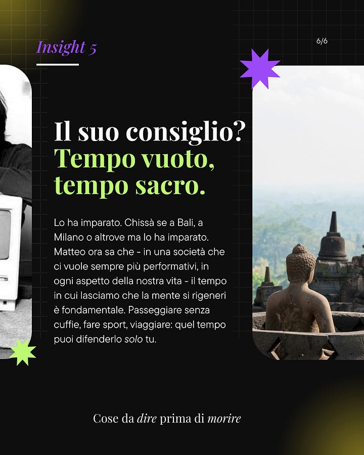 5 Cose che non sapevo di Matteo Marchesano e che ho scoperto intervistandolo.