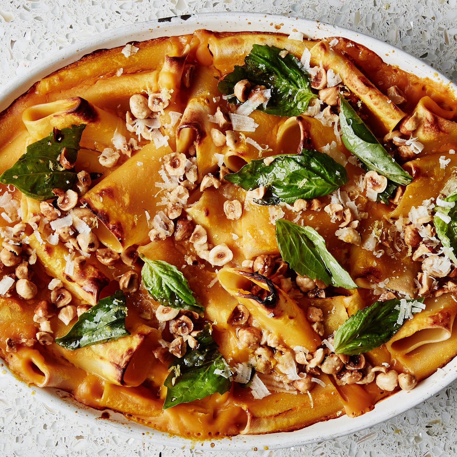 This image may contain Food Dish Meal Hot Dog and Pasta