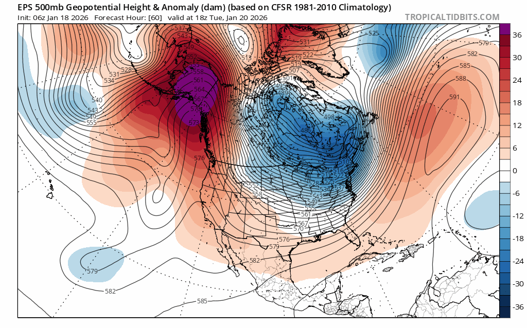 Frigid temperatures return [Week of 1/19 forecast]
