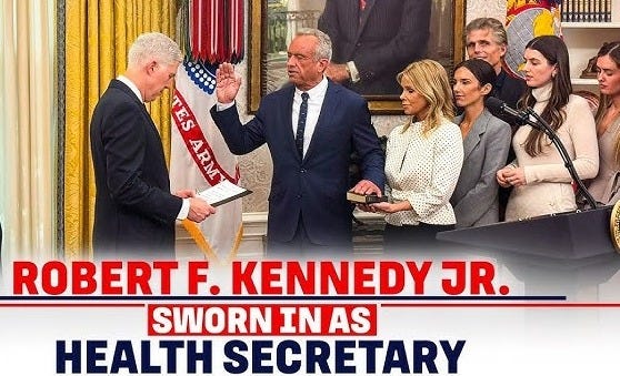 Robert F. Kennedy Jr. Sworn in as Health and Human Services (HHS) secretary | Trump |USA Robert F. Kennedy Jr. Sworn in as Health and Human Services (HHS) secretary | Trump |USA