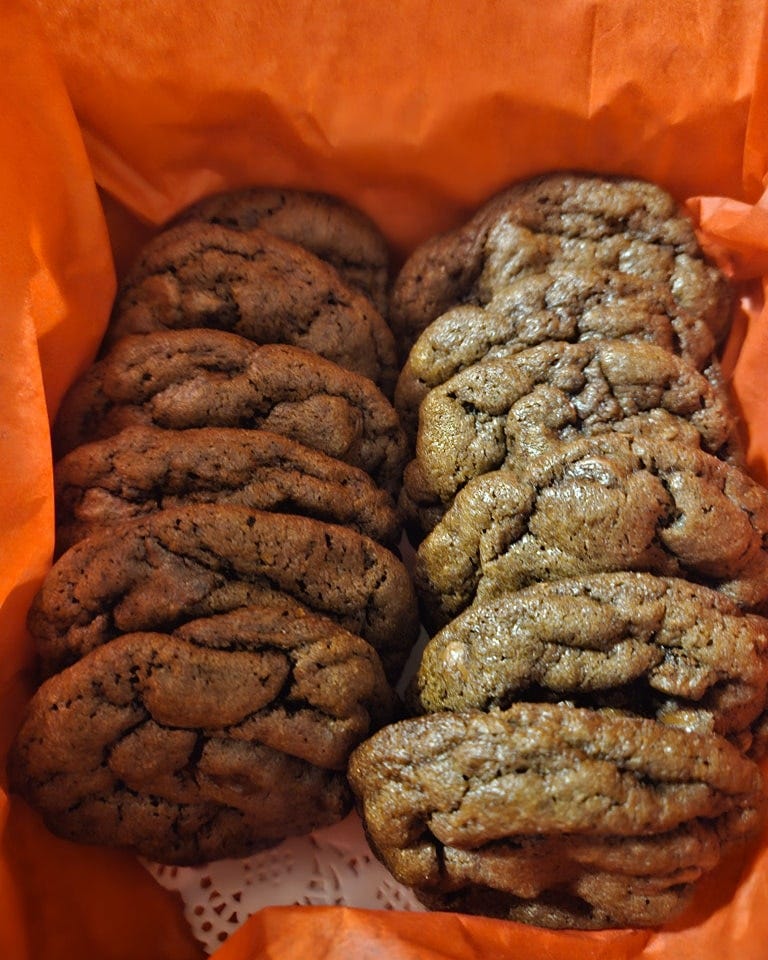 May be an image of oatmeal cookies and cookies