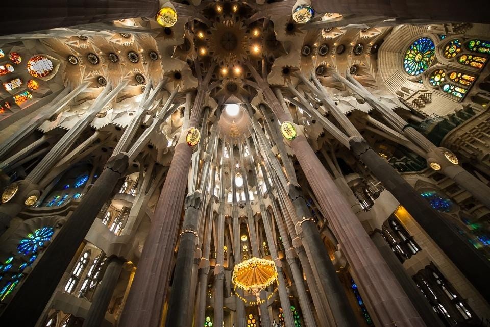 The Basilica of the Sagrada Familia, Barcelona - Travel Past 50