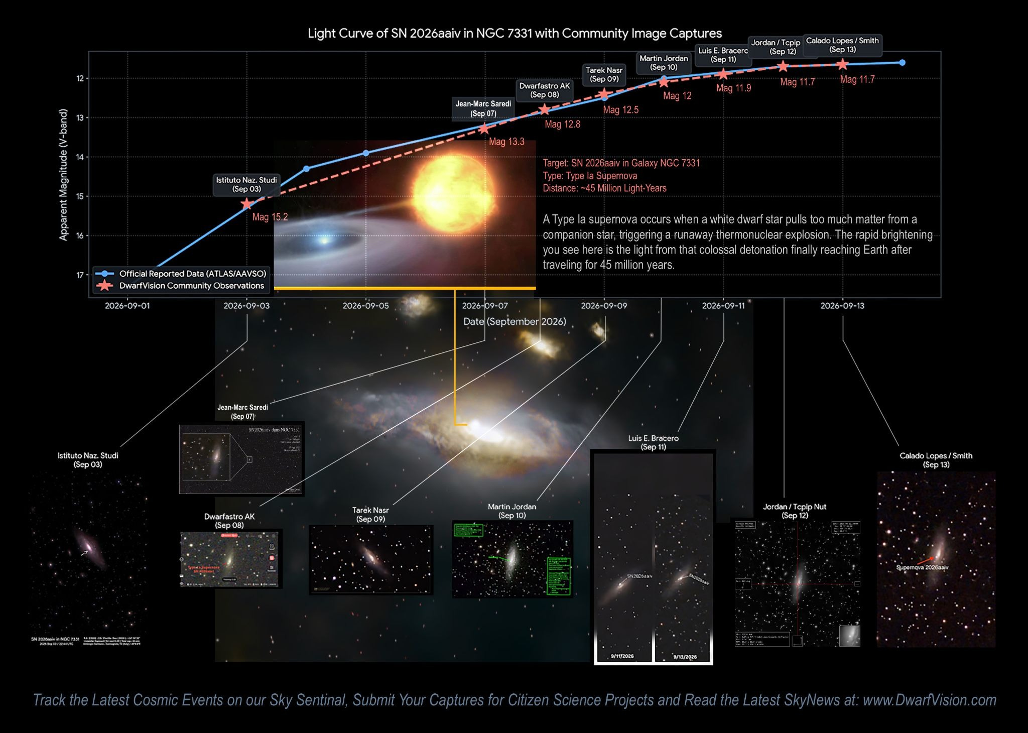 We Caught a Supernova (Again!): Celebrating DwarfVision's Citizen