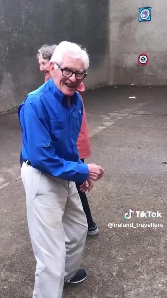 96-Year-Old Grandad on a Trip to His Irish Homeland "One Last Time"