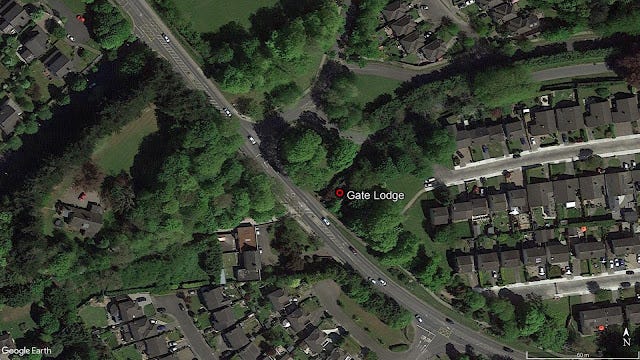 Boyne Valley Hotel and Country Club/Stameen House gate lodge Google Earth. Boyne Valley Hotel and Country Club/Stameen House gate lodge Google Earth.