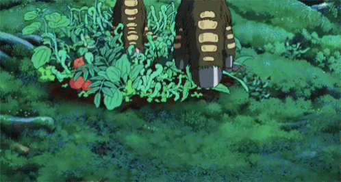 Forest God Forest Gods Footsteps GIF - Forest God Forest Gods Footsteps  Princess Mononoke - Discover & Share GIFs