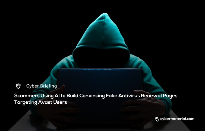 AI-Generated Fake Antivirus Renewal Scam Websites