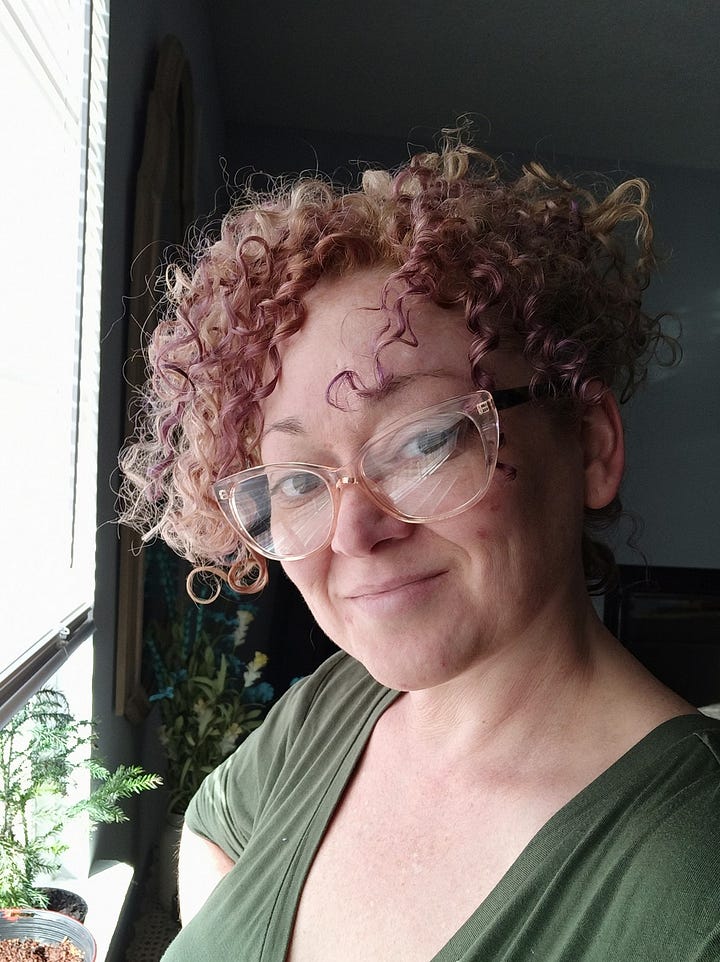 Images of curly hair in 3B/3C curl pattern.