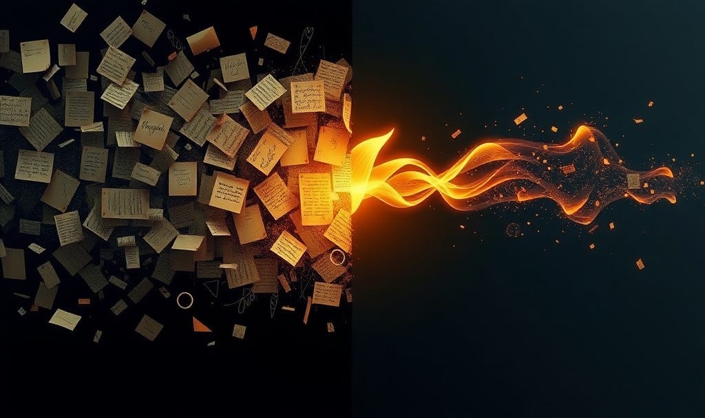 From daily notes to hidden insights (create with AI) 