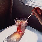 The girl in the window seat