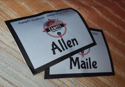 name tags