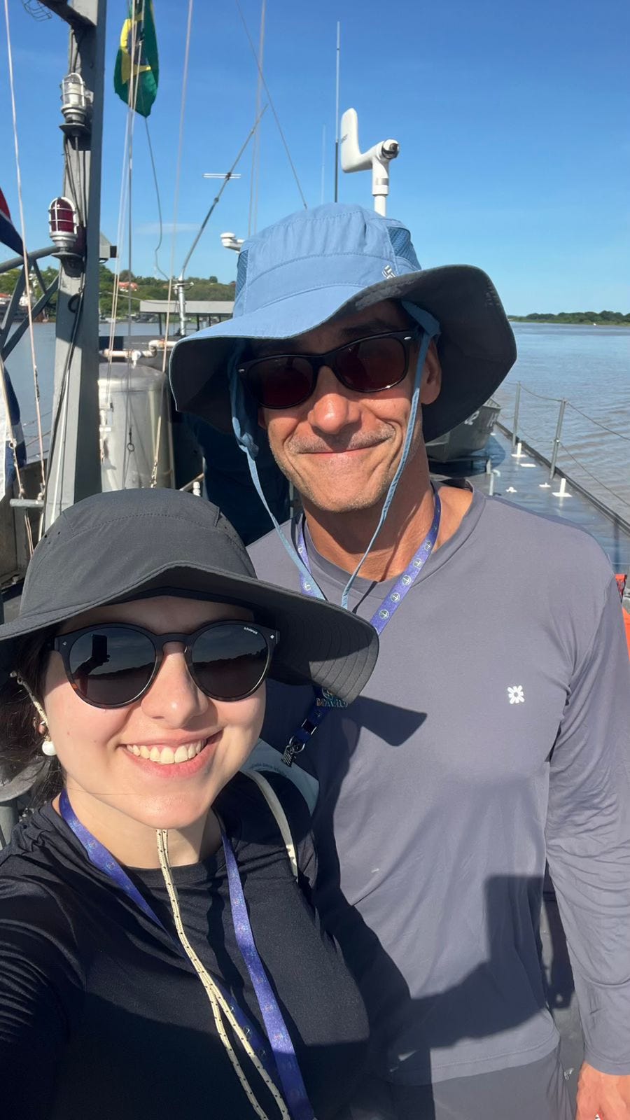 Claudio Meilman and Caroline Reis, of the Brazilian Institute of Behavioral Sciences, on Project NAVIO