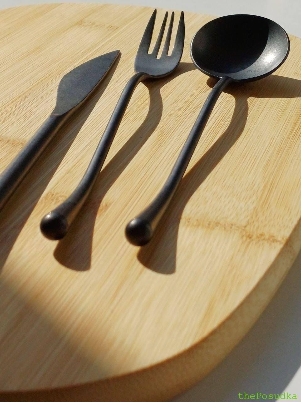 Ложка Olens “Ретро-блек” 21 см