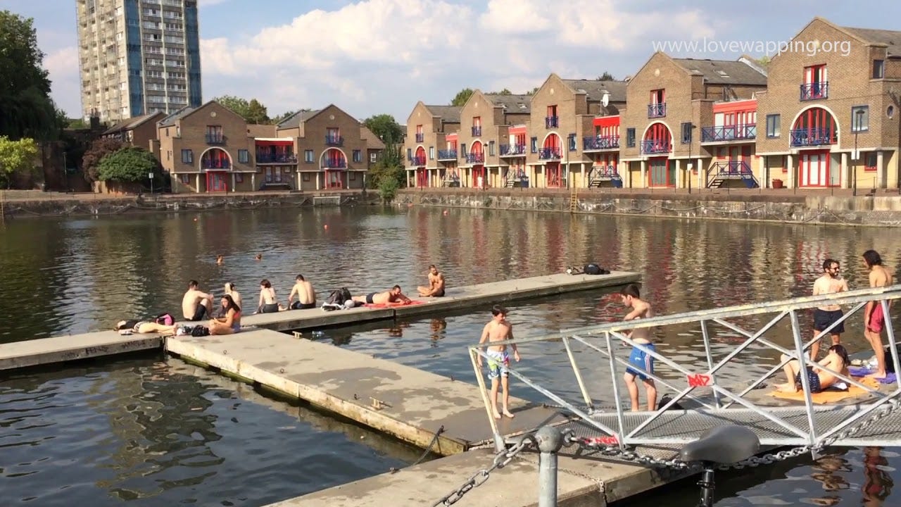 Shadwell Basin swimmers