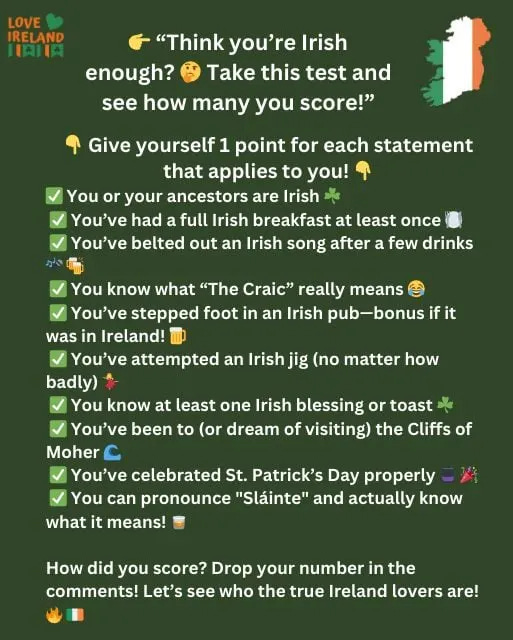How Irish Are You?
