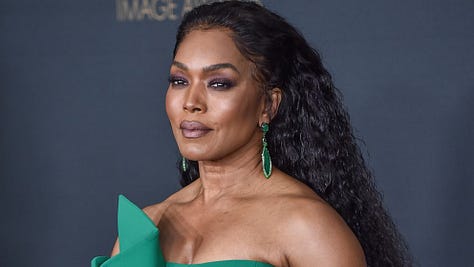 Angela Basset red carpet appearances best jewellery oscars