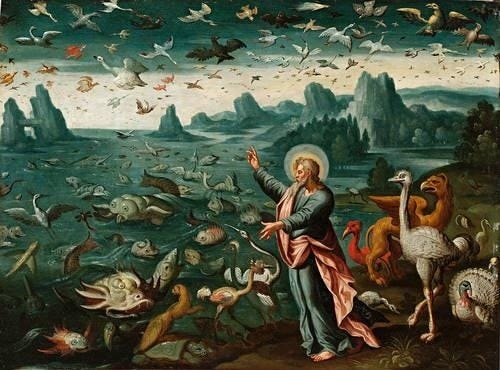 Flemish School 17th Century | God creating the animals and birds (17th  Century) | MutualArt