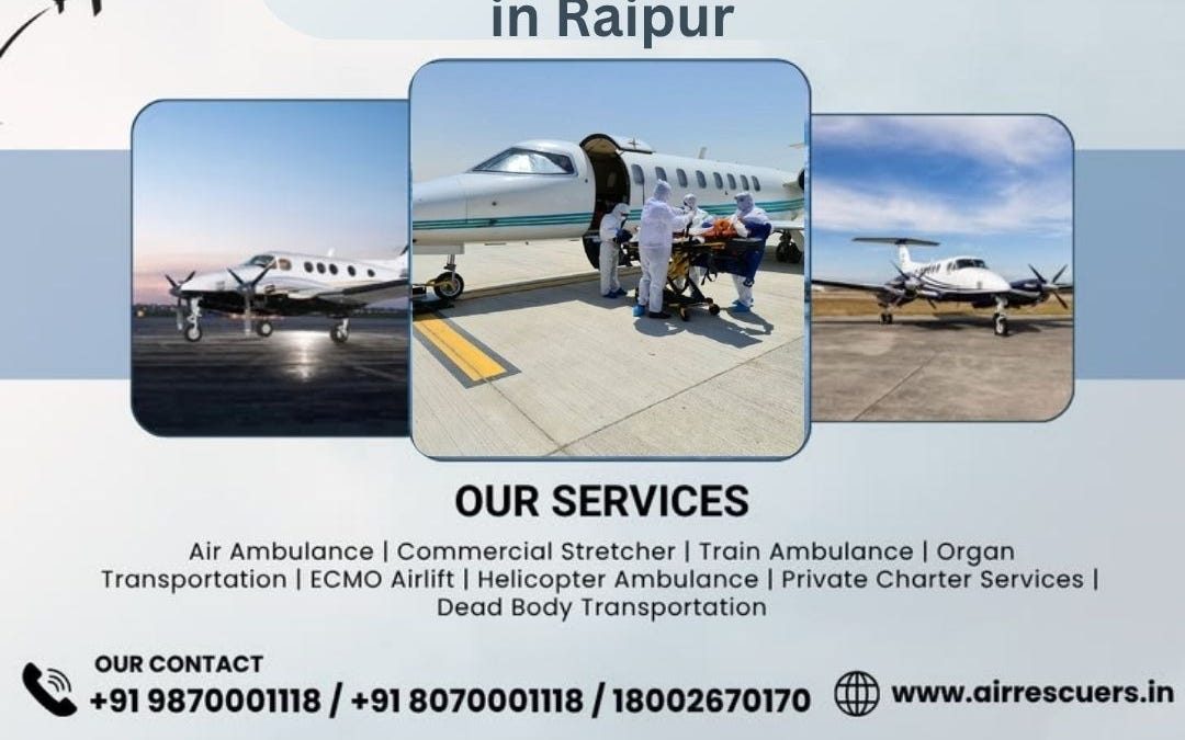 Is Air Ambulance Faster Than Ground Ambulance services in Raipur ?
