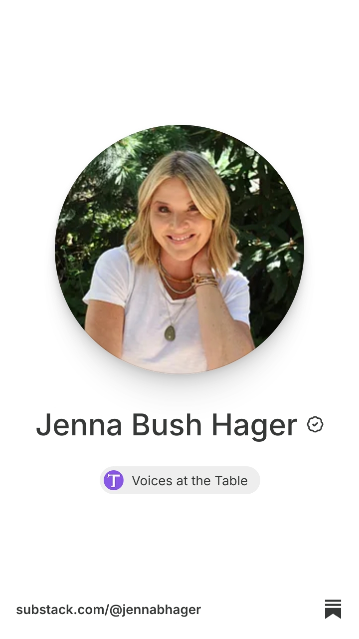 Jenna Bush Hager | Substack