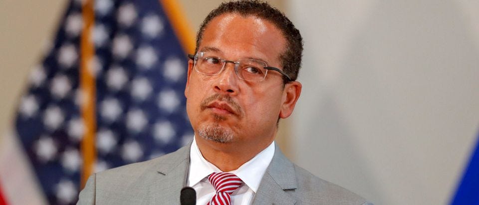 Minnesota Attorney General Ellison announces charges against former police officers involved in Floyd death