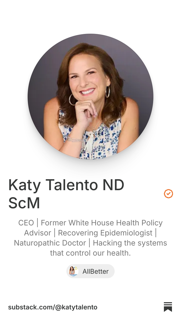 Katy Talento ND ScM | Substack