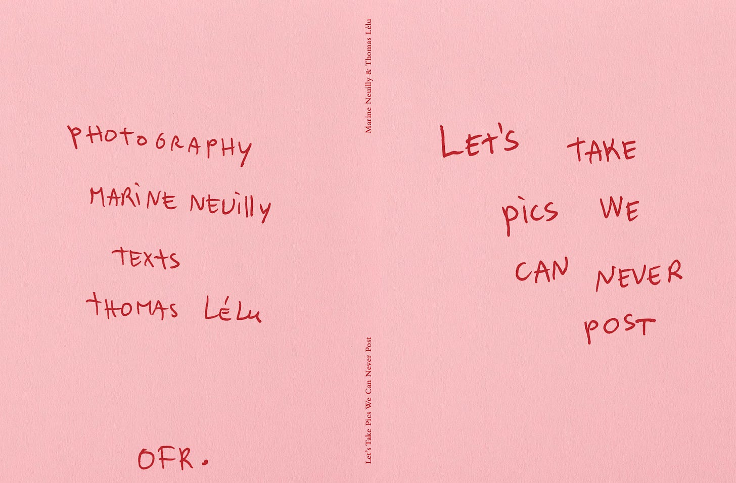 【サイン入】Neuilly & Lélu / Let's take pictur A few pages taken from the book « Let's take pics we can never